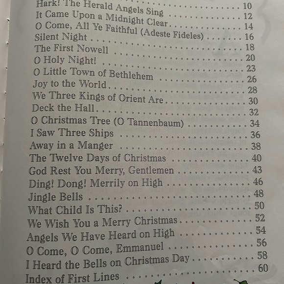 The Real Mother Goose Book of Christmas Carols by Laurence Schorsch (1994) - Picture 4 of 9